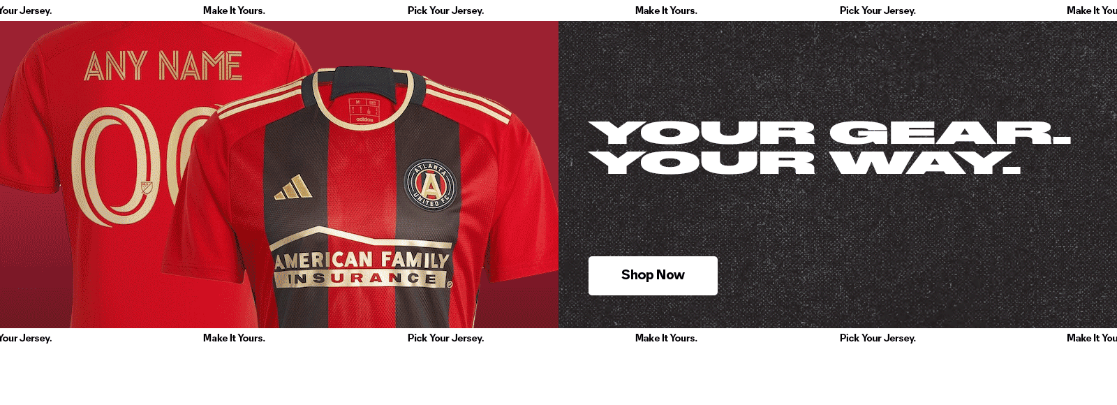 MLS Your Soocer Jersey Your Way