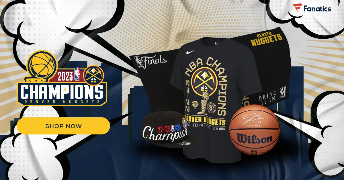 NBA Champions 2023 Denver Nuggets Gear
