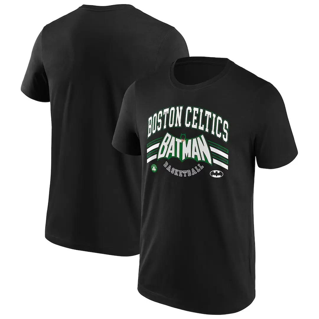 boston celtics dc batman basketball graphic t shirt mens