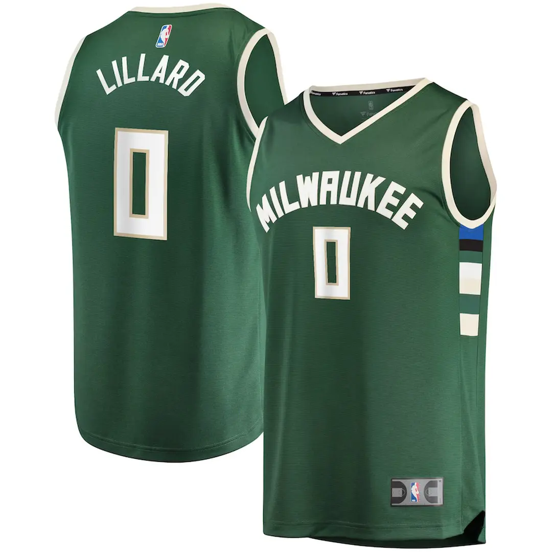 Damian Lillard Milwaukee Bucks NBA Gear