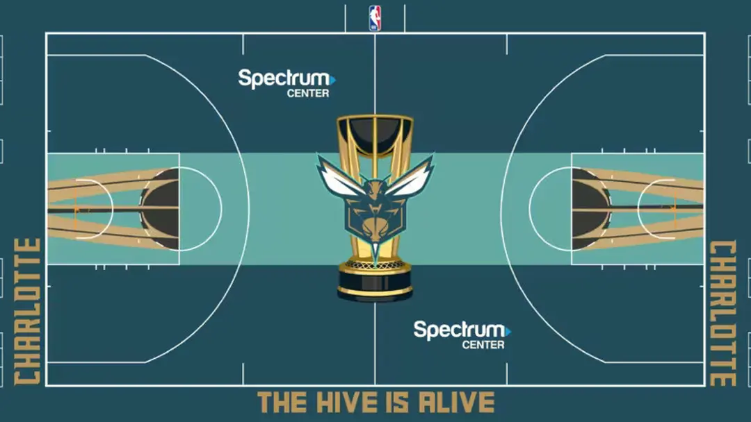 NBA debuts in-season tournament court designs. Why Shaq is a skeptic.