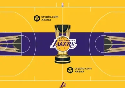 Los Angeles Lakers LAL city edition court