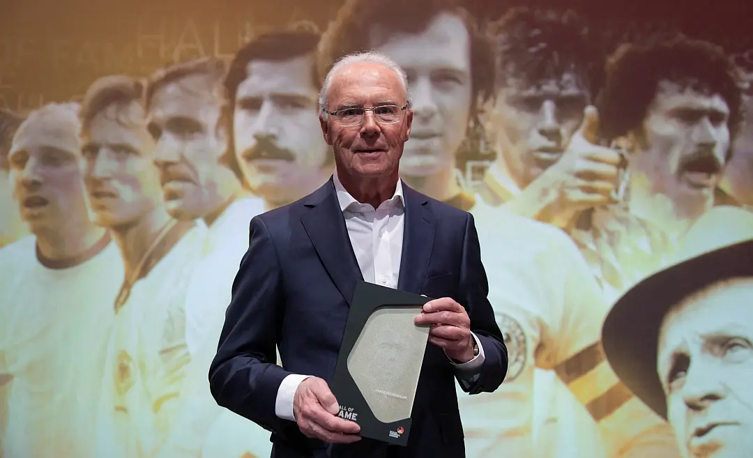 Franz Beckenbauer Der Kaiser Germany Soccer Legend - Creator: POOL | Credit: via REUTERS